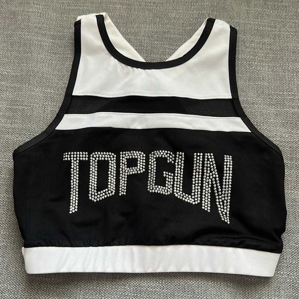 Varsity top gun sports bra